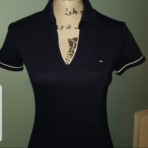 Tommy Hilfiger Tory Short Sleeve Polo Shirt Dress - Picture 3 of 8